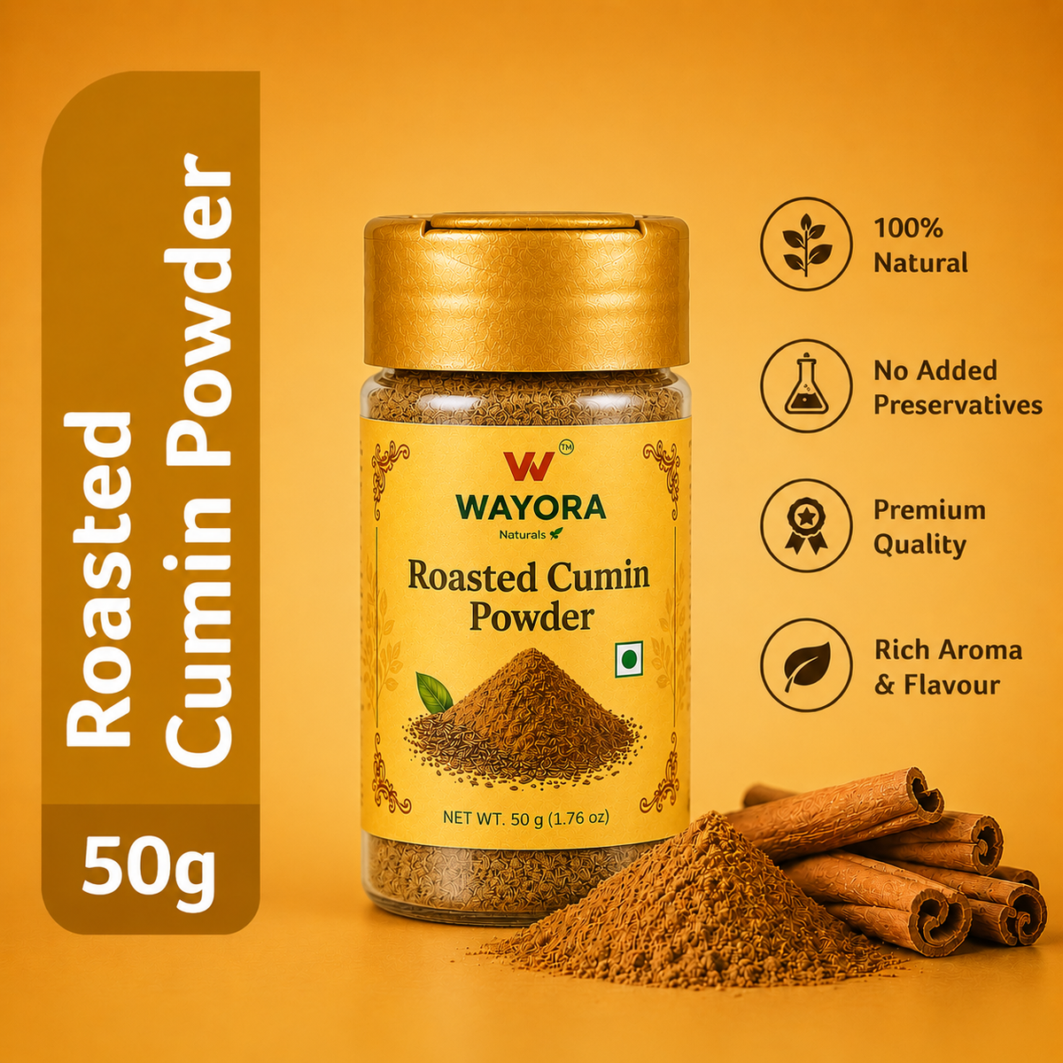 Roasted Cumin Powder - 50gms