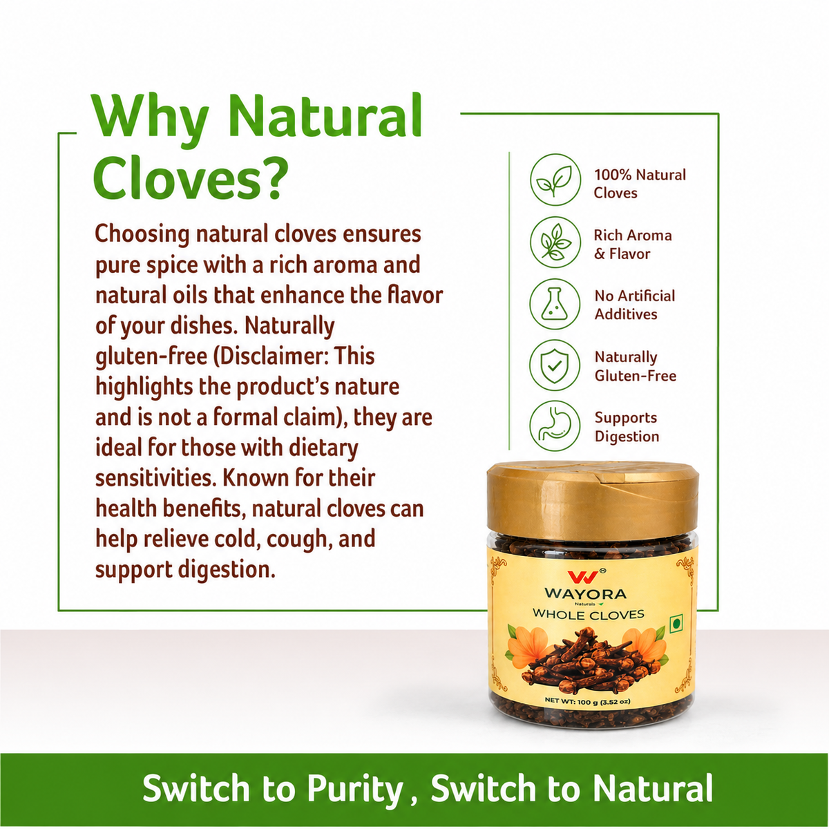 Whole Cloves - 100gms
