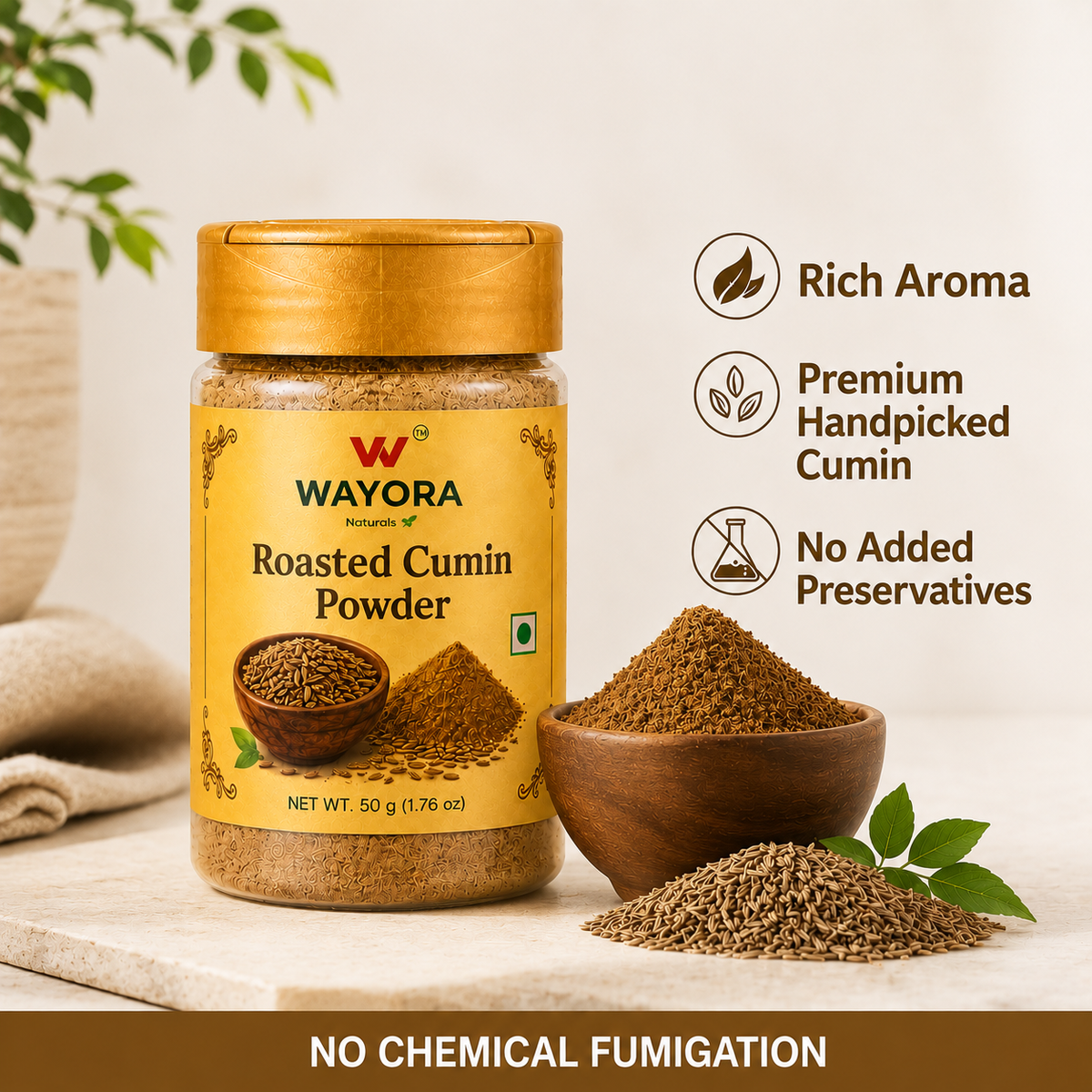 Roasted Cumin Powder - 50gms