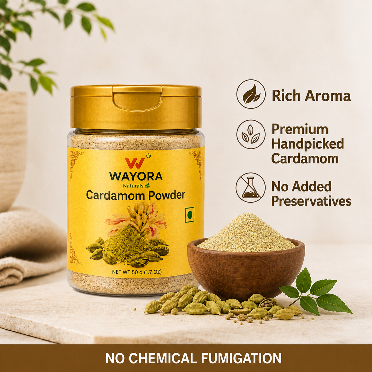 Green cardamom - 50gms