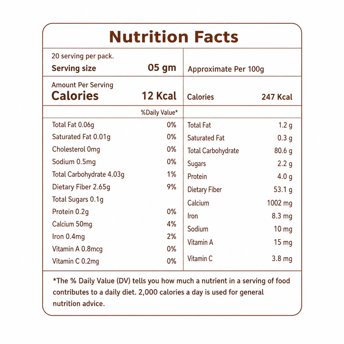 Cinnamon Powder - 100gms