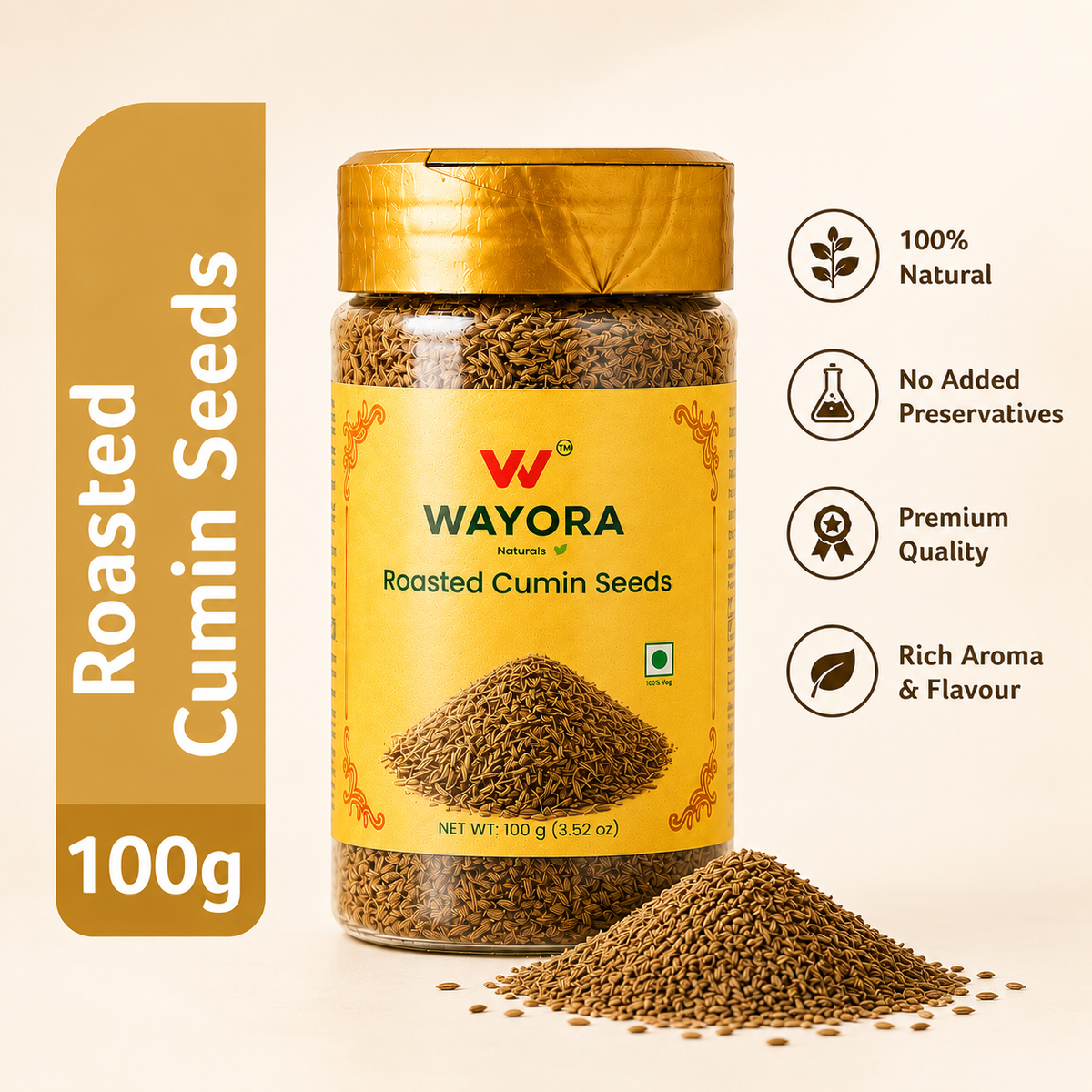 Roasted Cumin Powder - 100gms