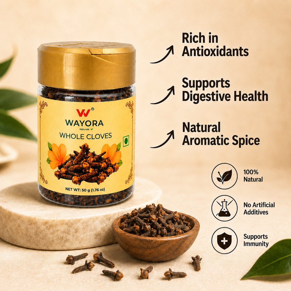 Whole Cloves - 50 gms
